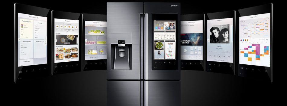 Samsung family hub refrigerator