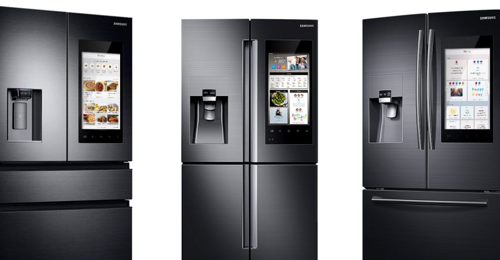 Samsung family hub refrigerator